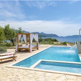 Luxury 5 Bedroom Beachfront Villa near Dubrovnik, Sleeps 11-12